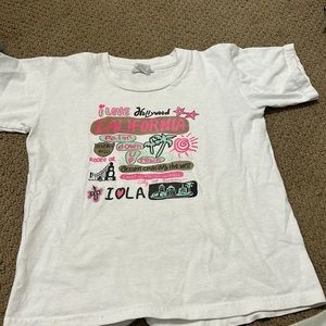 California white tshirt